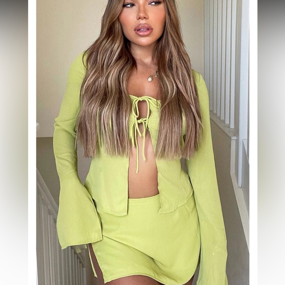 Sweet Secrets Long Sleeve Top Matcha - Picture 10 of 10